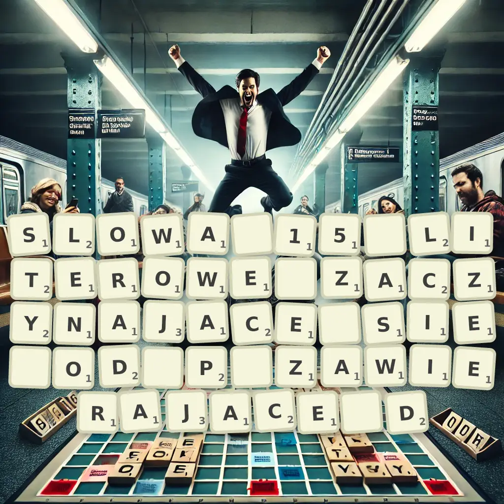 Słowa 15-literowe, zaczynające się od P, zawierające D