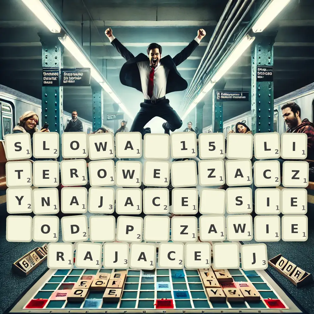 Słowa 15-literowe, zaczynające się od P, zawierające J