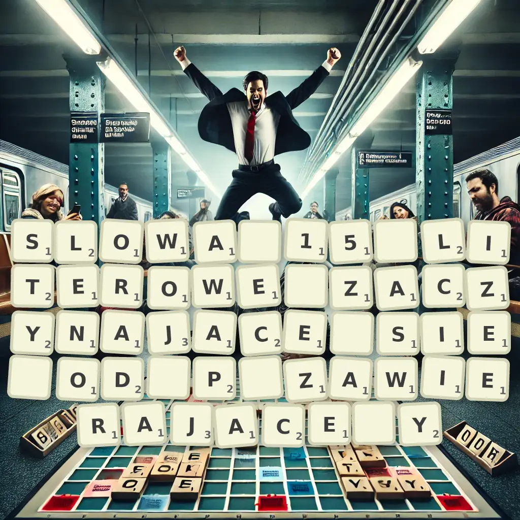 Słowa 15-literowe, zaczynające się od P, zawierające Y