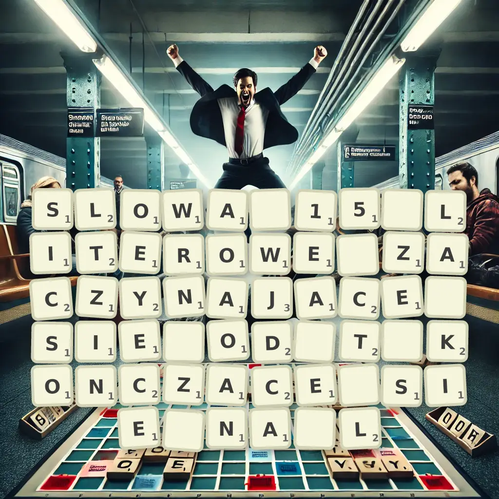 Słowa 15-literowe, zaczynające się od T, kończące się na Ł