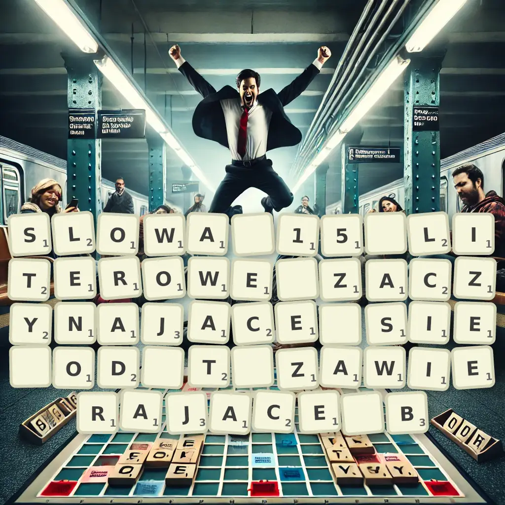 Słowa 15-literowe, zaczynające się od T, zawierające B