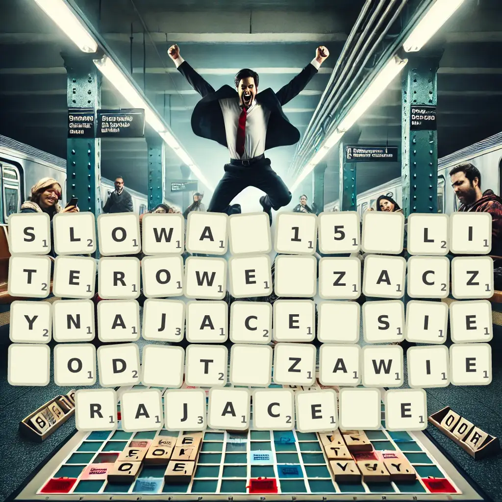 Słowa 15-literowe, zaczynające się od T, zawierające E