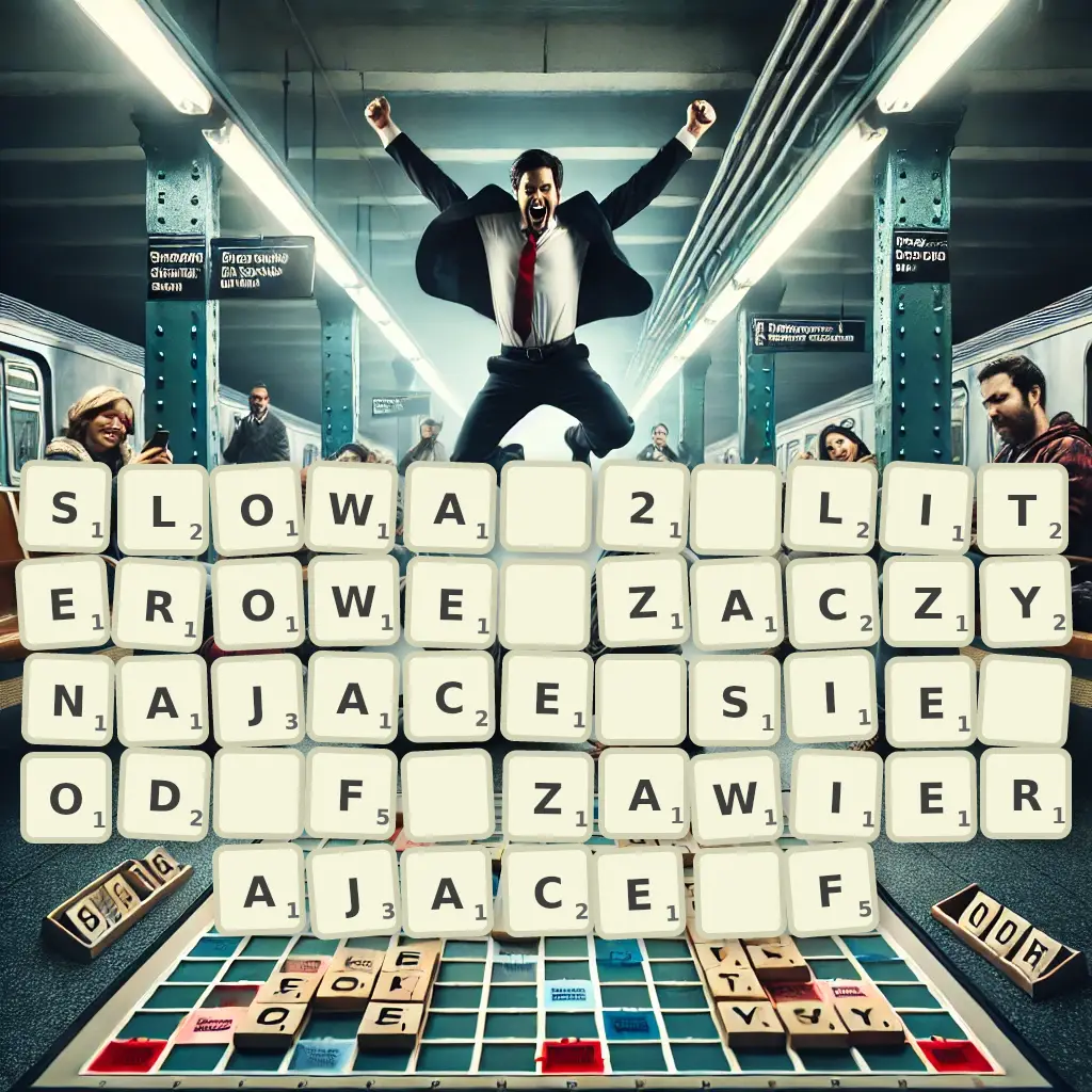 Słowa 2-literowe, zaczynające się od F, zawierające F