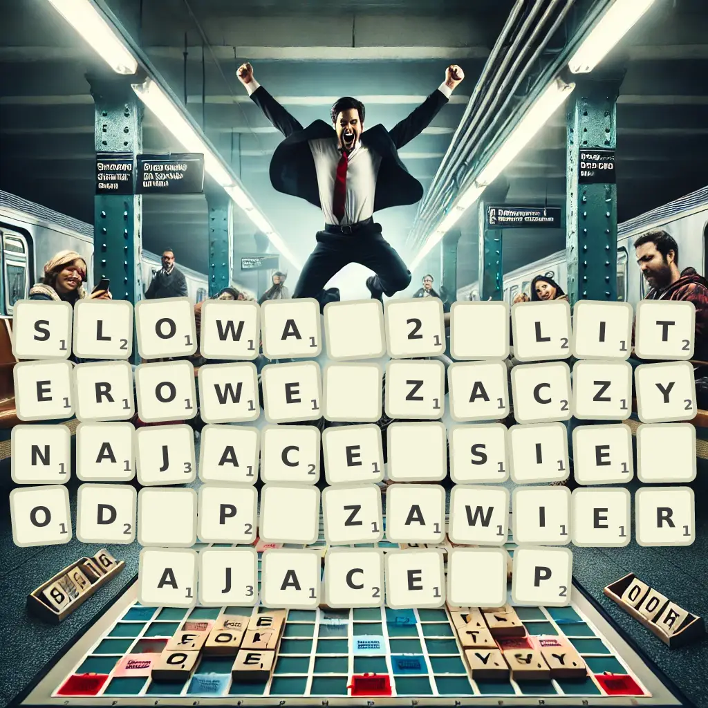 Słowa 2-literowe, zaczynające się od P, zawierające P