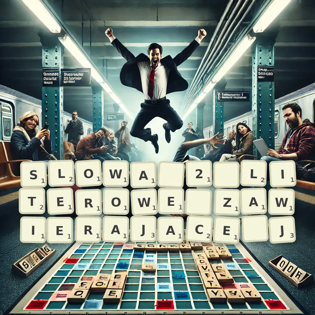 Słowa 2-literowe, zawierające J