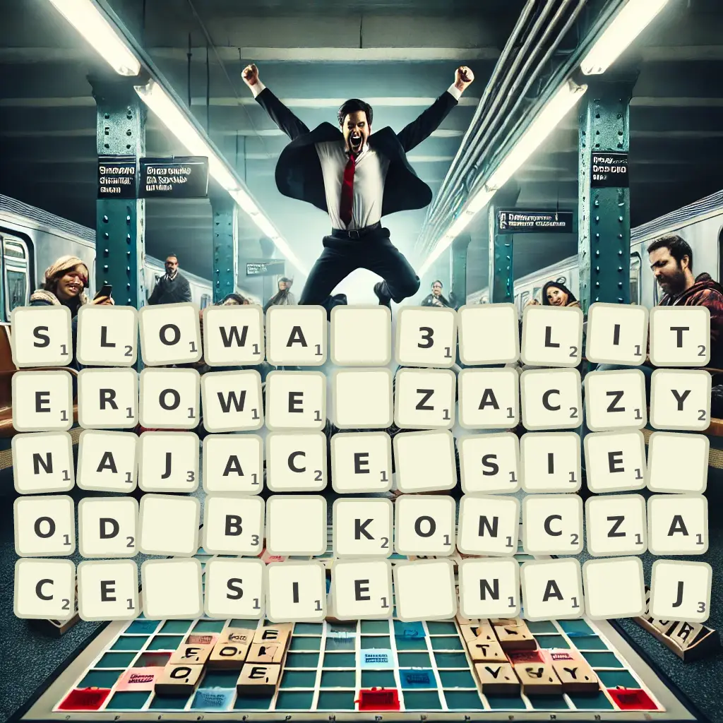 Słowa 3-literowe, zaczynające się od B, kończące się na J