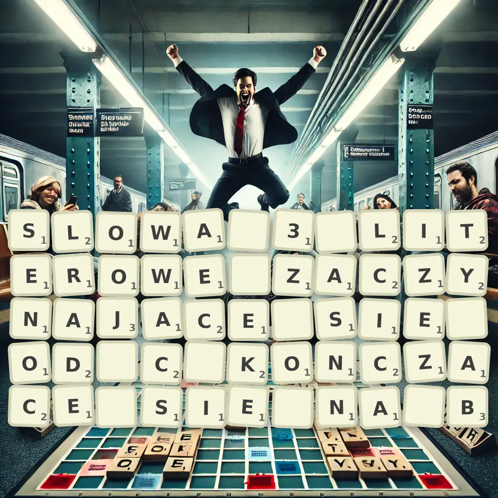 Słowa 3-literowe, zaczynające się od C, kończące się na B