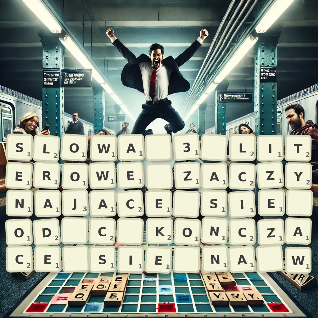 Słowa 3-literowe, zaczynające się od C, kończące się na W
