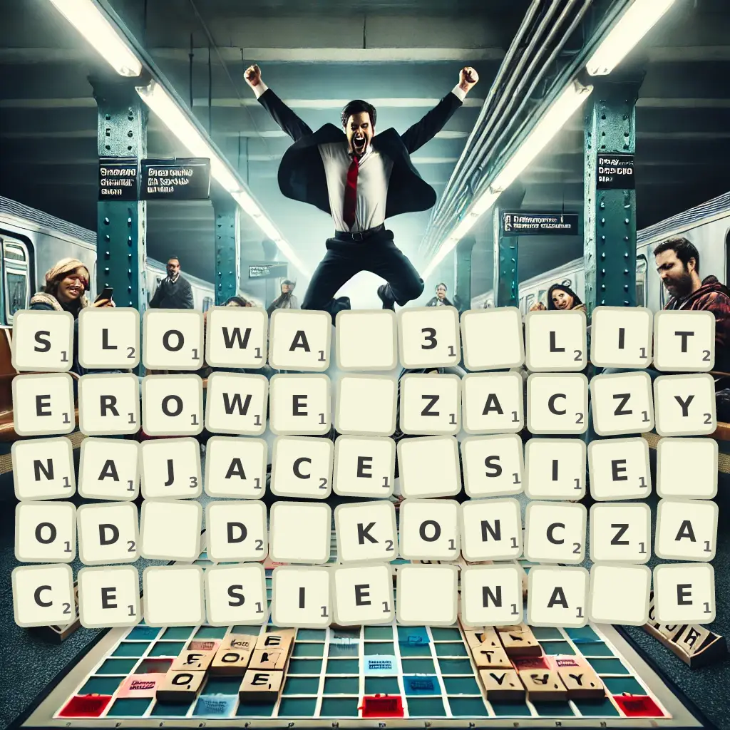 Słowa 3-literowe, zaczynające się od D, kończące się na Ę