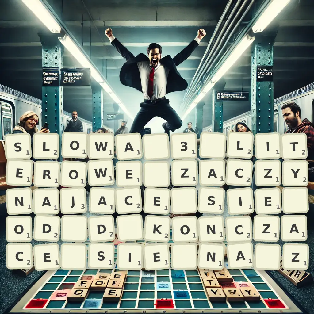 Słowa 3-literowe, zaczynające się od D, kończące się na Z