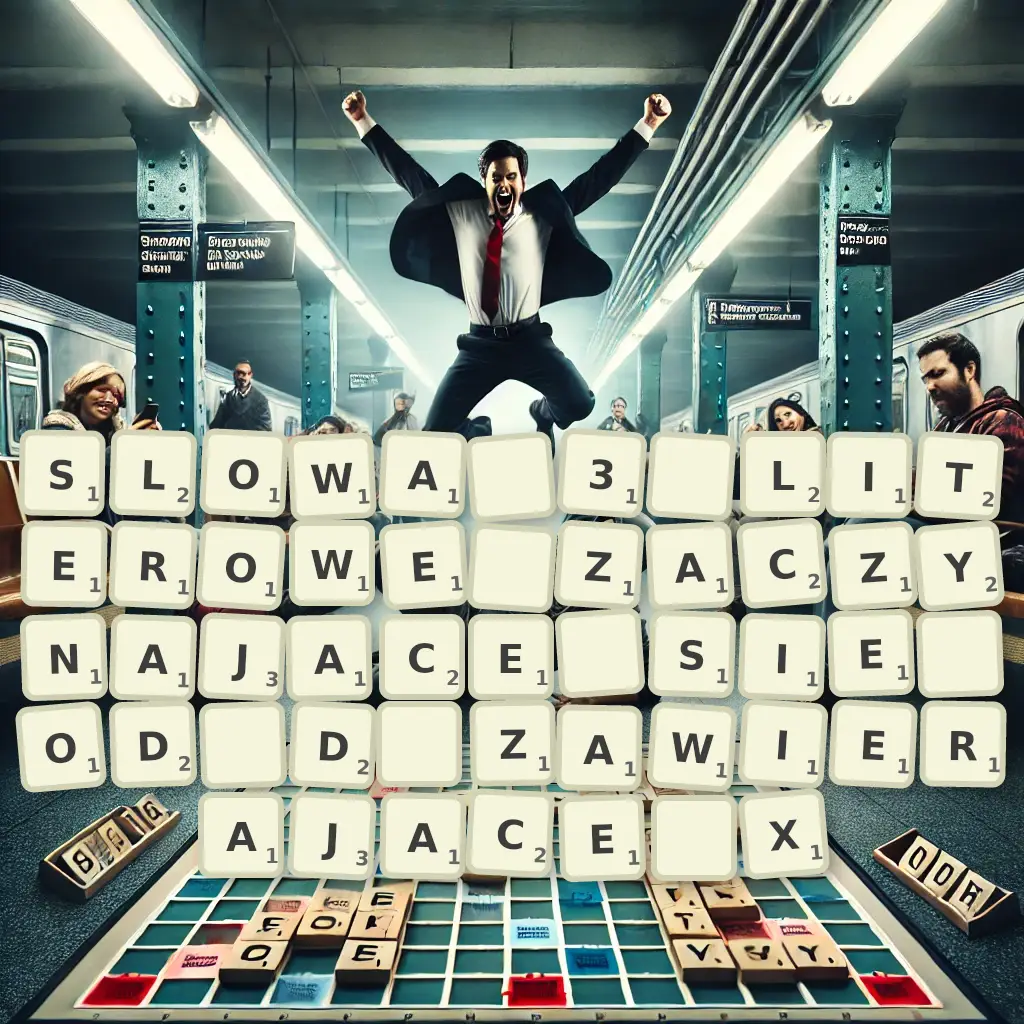 Słowa 3-literowe, zaczynające się od D, zawierające X