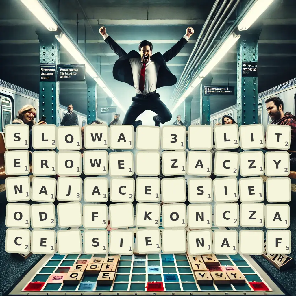 Słowa 3-literowe, zaczynające się od F, kończące się na F