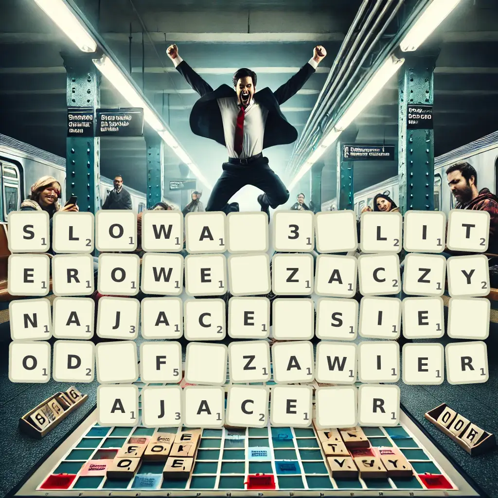 Słowa 3-literowe, zaczynające się od F, zawierające R