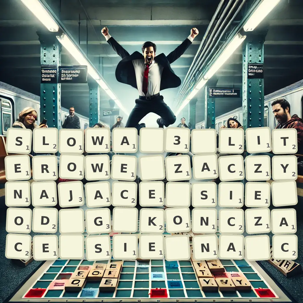 Słowa 3-literowe, zaczynające się od G, kończące się na Ć