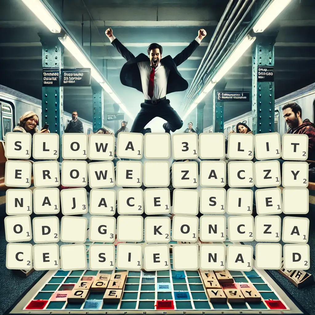 Słowa 3-literowe, zaczynające się od G, kończące się na D