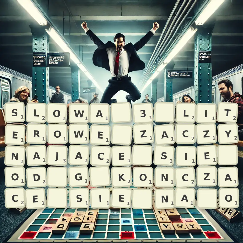 Słowa 3-literowe, zaczynające się od G, kończące się na O