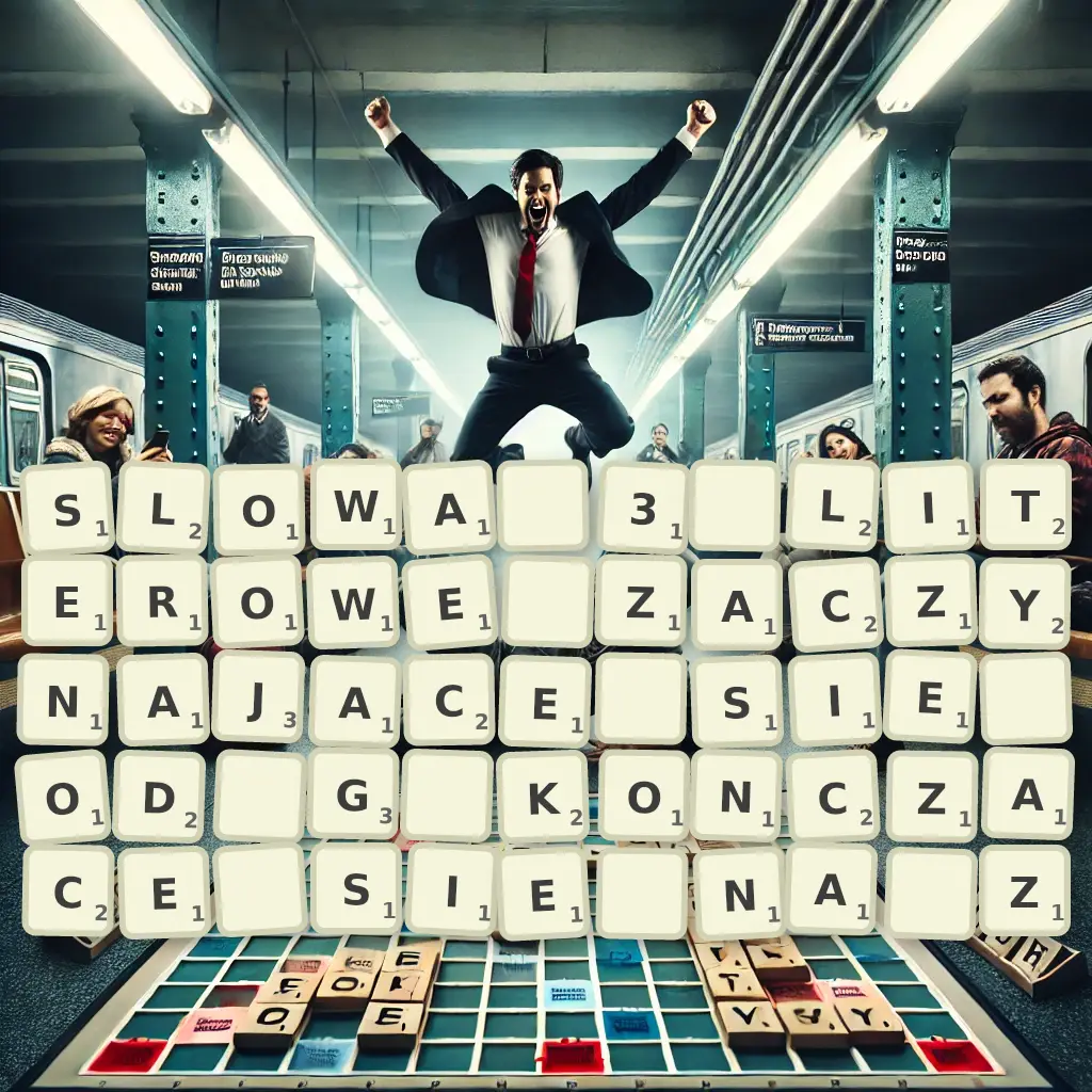 Słowa 3-literowe, zaczynające się od G, kończące się na Ż