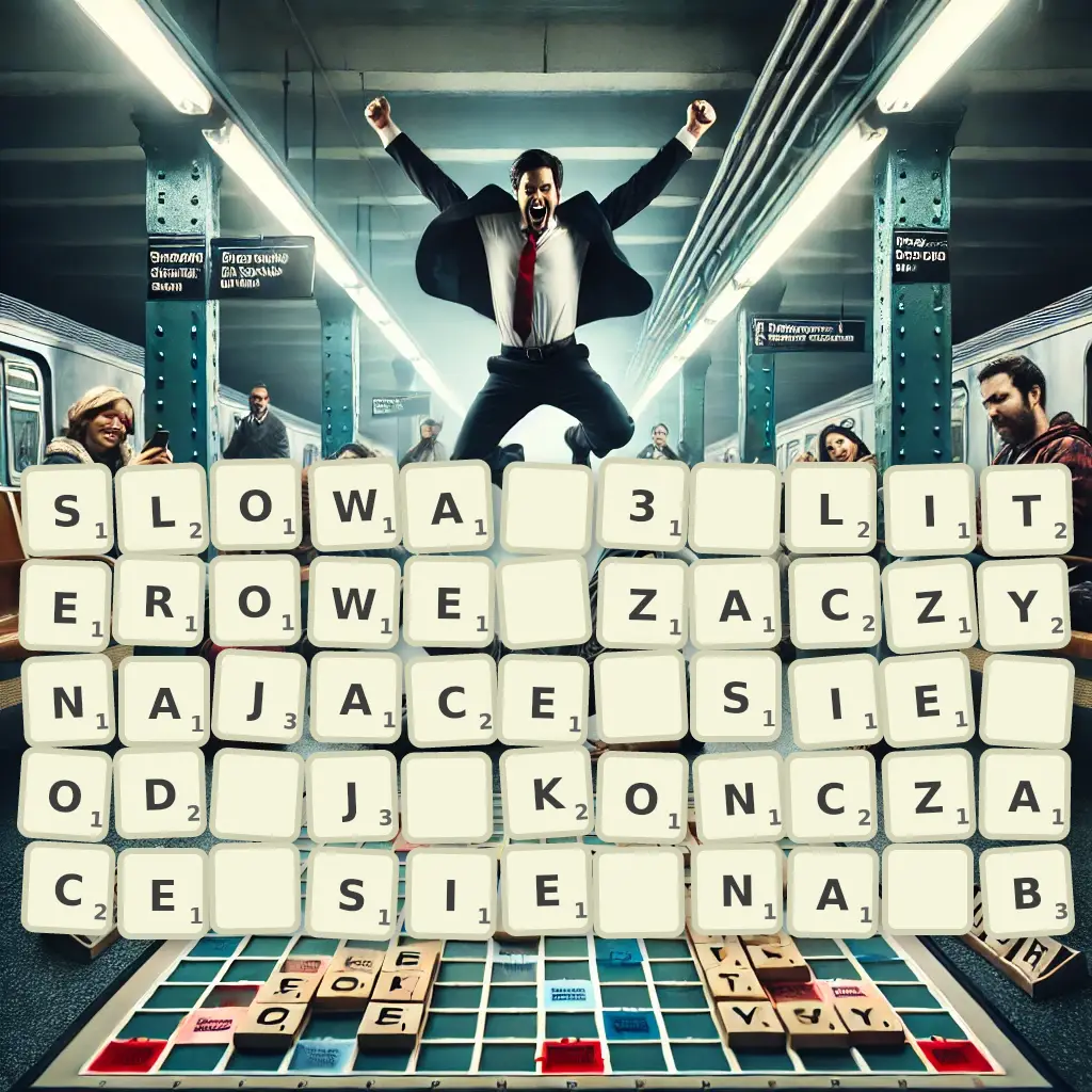 Słowa 3-literowe, zaczynające się od J, kończące się na B