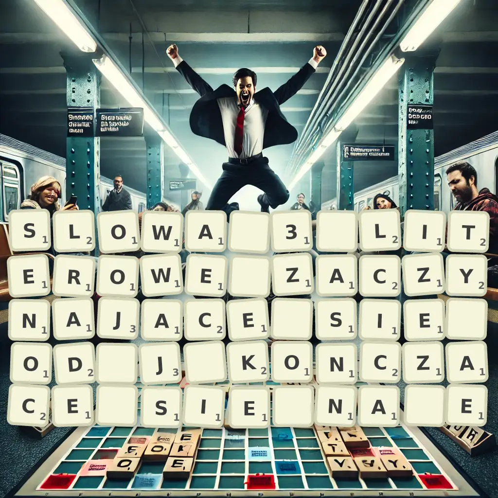 Słowa 3-literowe, zaczynające się od J, kończące się na Ę