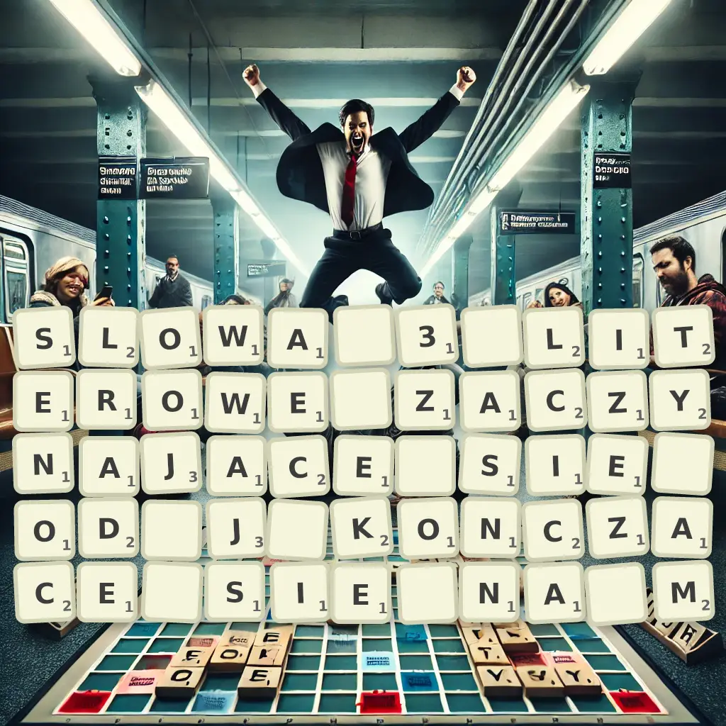 Słowa 3-literowe, zaczynające się od J, kończące się na M