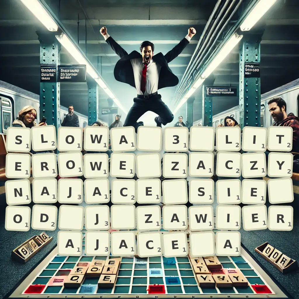 Słowa 3-literowe, zaczynające się od J, zawierające Ą