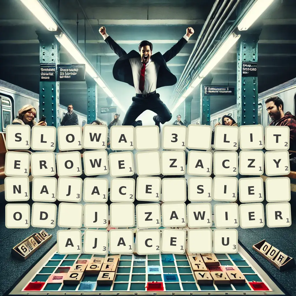 Słowa 3-literowe, zaczynające się od J, zawierające U