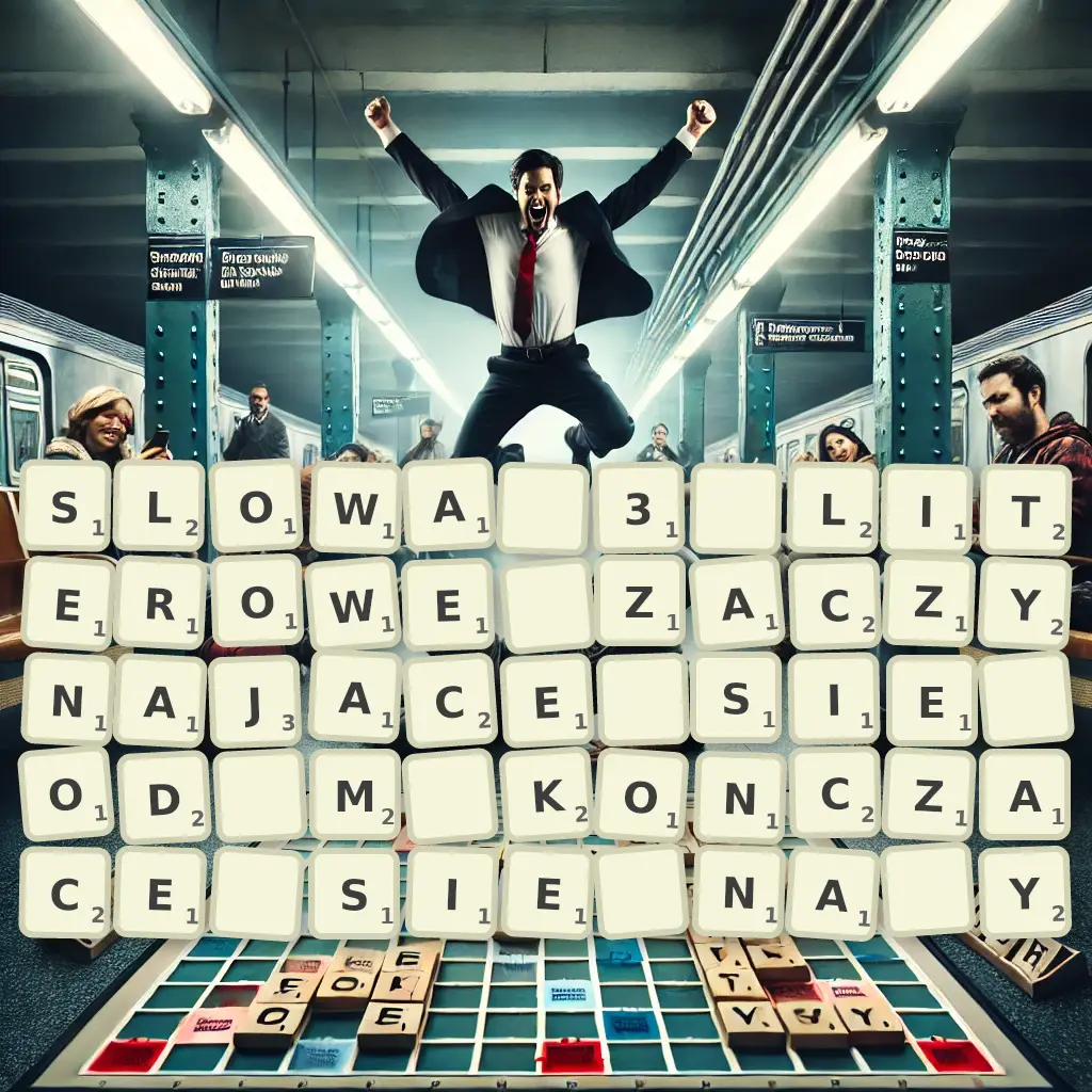 Słowa 3-literowe, zaczynające się od M, kończące się na Y
