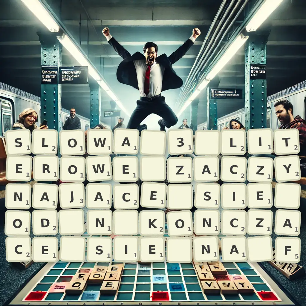 Słowa 3-literowe, zaczynające się od N, kończące się na F