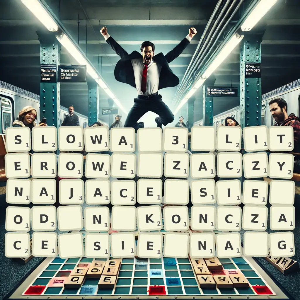 Słowa 3-literowe, zaczynające się od N, kończące się na G