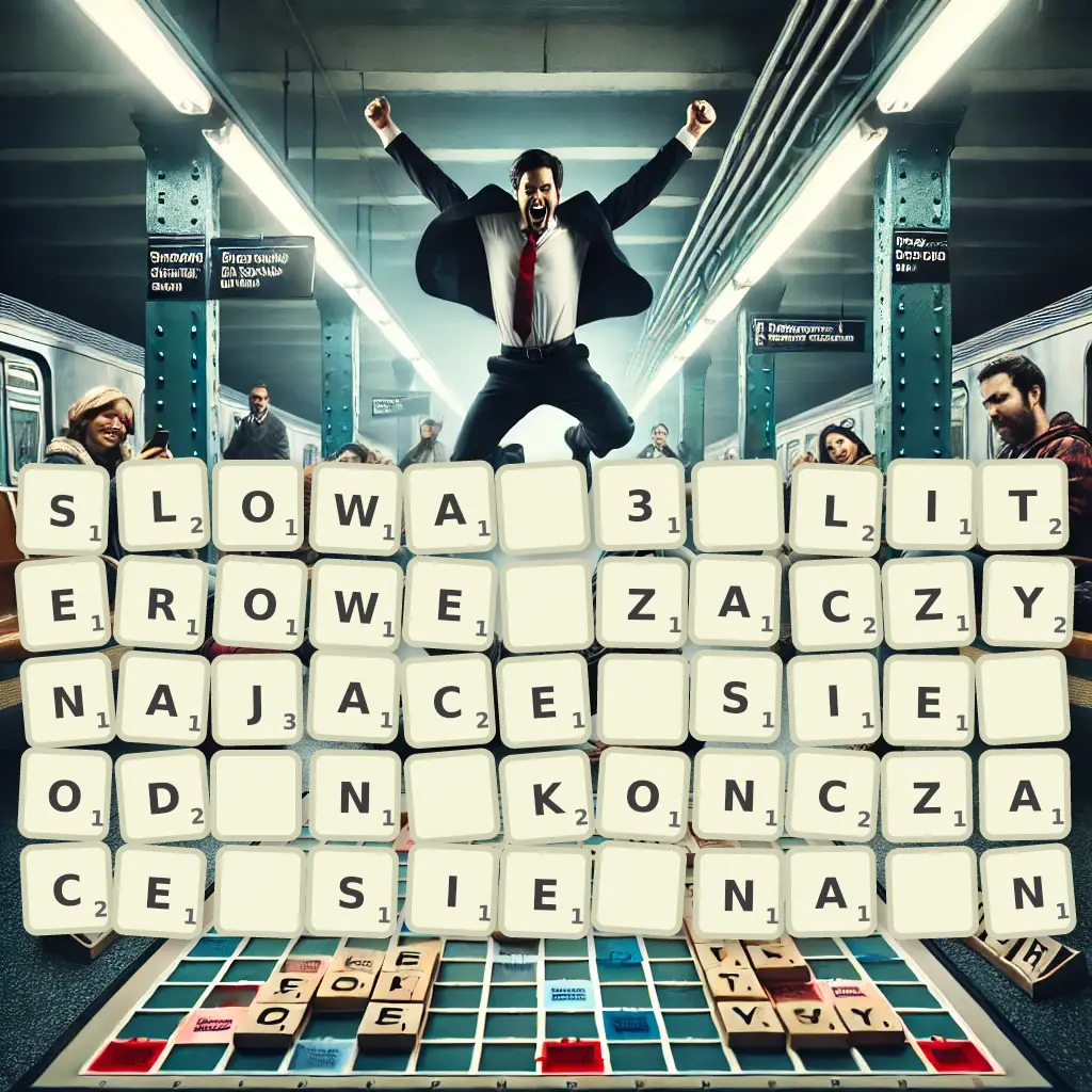 Słowa 3-literowe, zaczynające się od N, kończące się na Ń