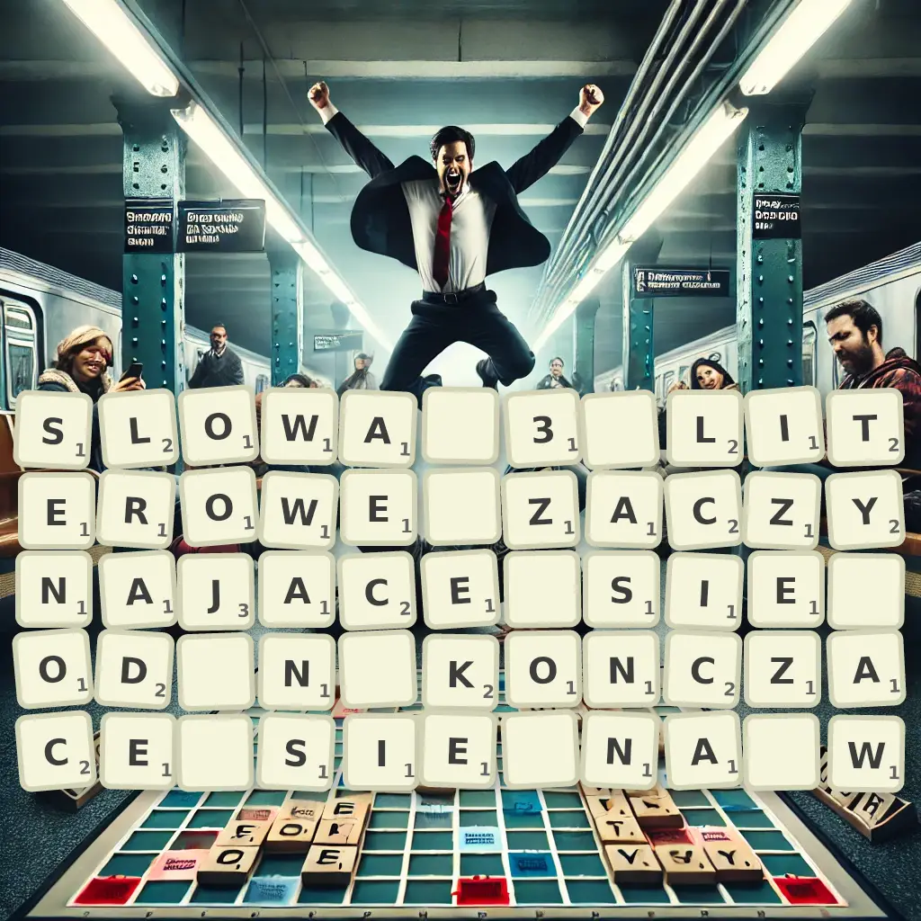 Słowa 3-literowe, zaczynające się od N, kończące się na W