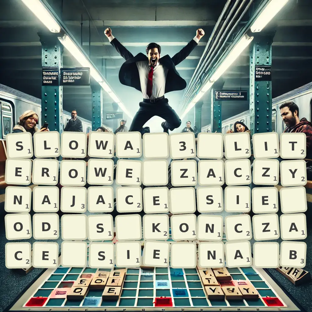 Słowa 3-literowe, zaczynające się od S, kończące się na B