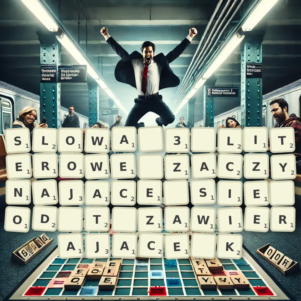 Słowa 3-literowe, zaczynające się od T, zawierające K