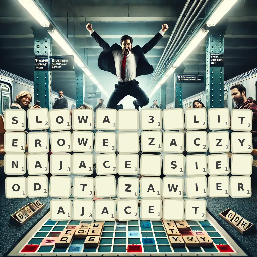 Słowa 3-literowe, zaczynające się od T, zawierające T