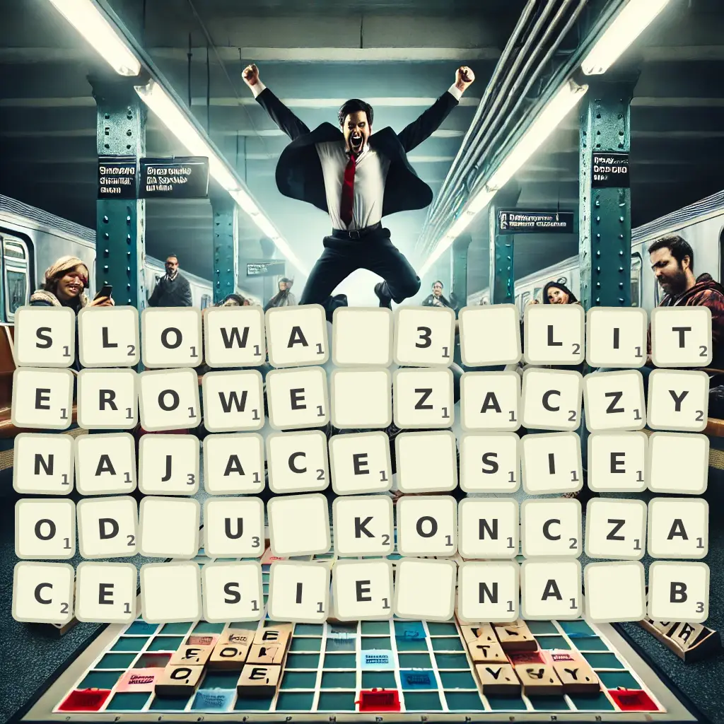 Słowa 3-literowe, zaczynające się od U, kończące się na B