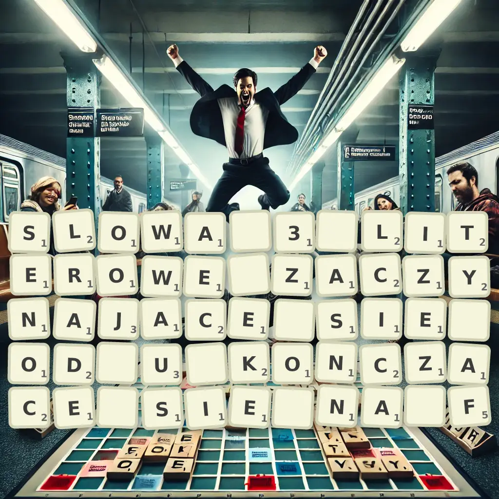 Słowa 3-literowe, zaczynające się od U, kończące się na F