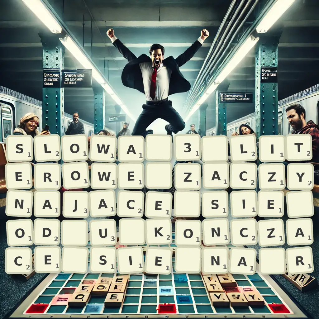 Słowa 3-literowe, zaczynające się od U, kończące się na R