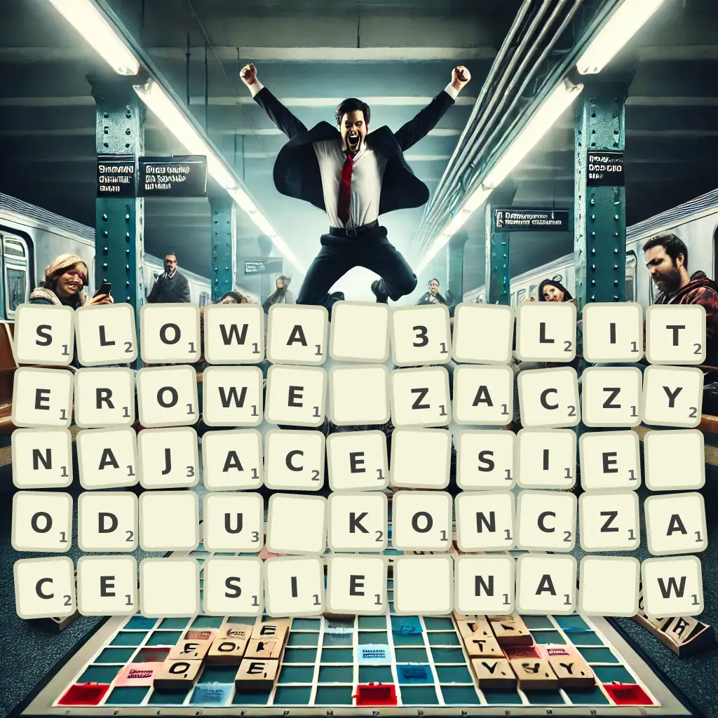 Słowa 3-literowe, zaczynające się od U, kończące się na W