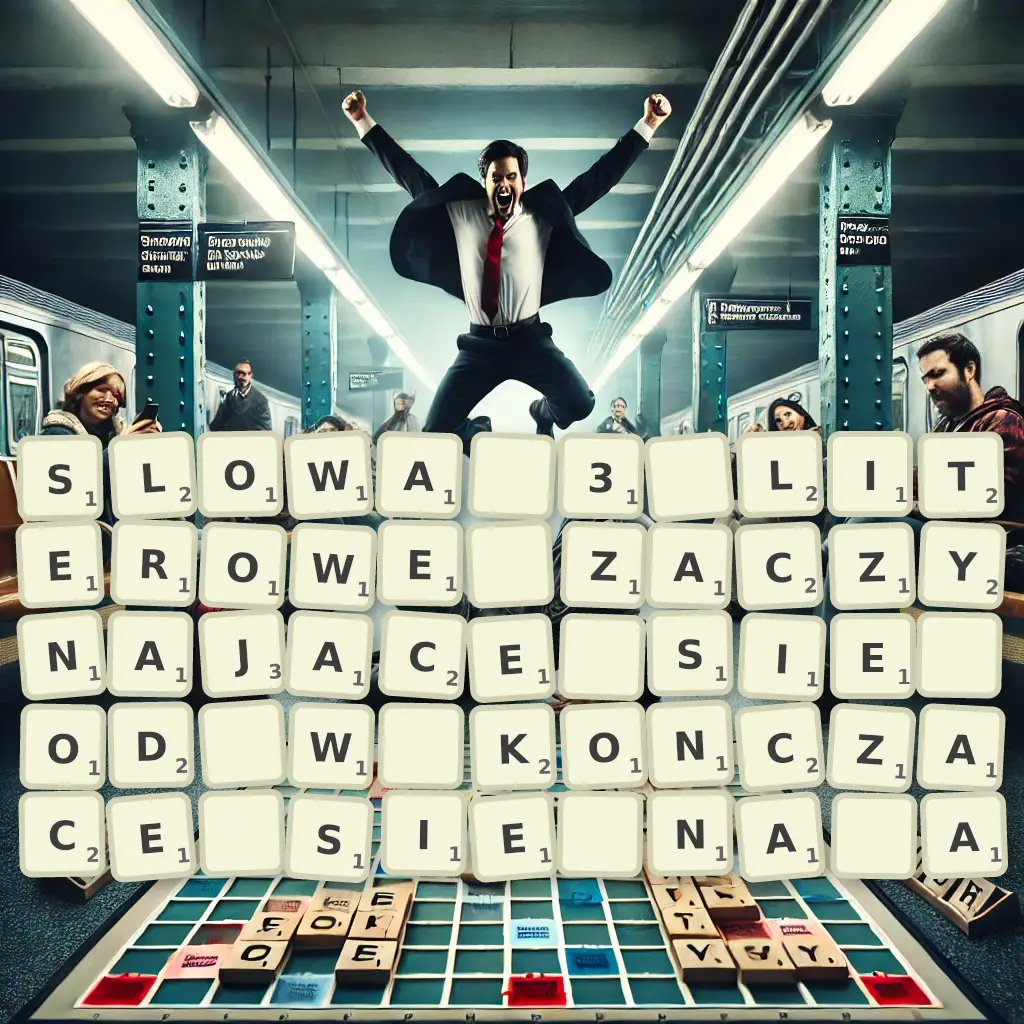 Słowa 3-literowe, zaczynające się od W, kończące się na A