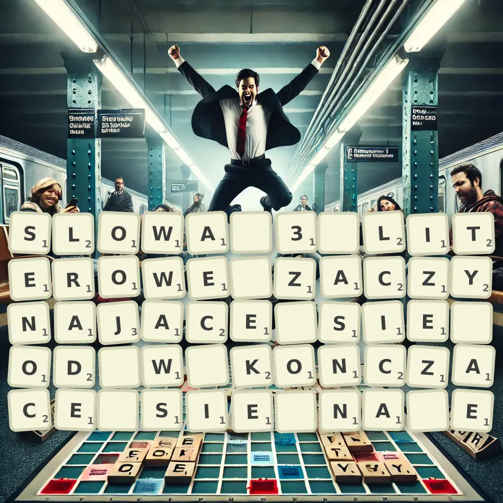 Słowa 3-literowe, zaczynające się od W, kończące się na E