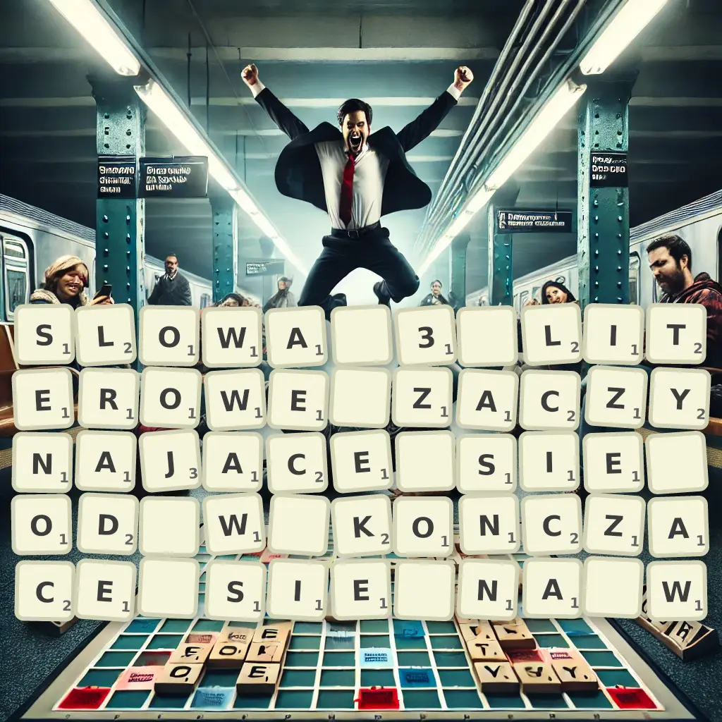 Słowa 3-literowe, zaczynające się od W, kończące się na W