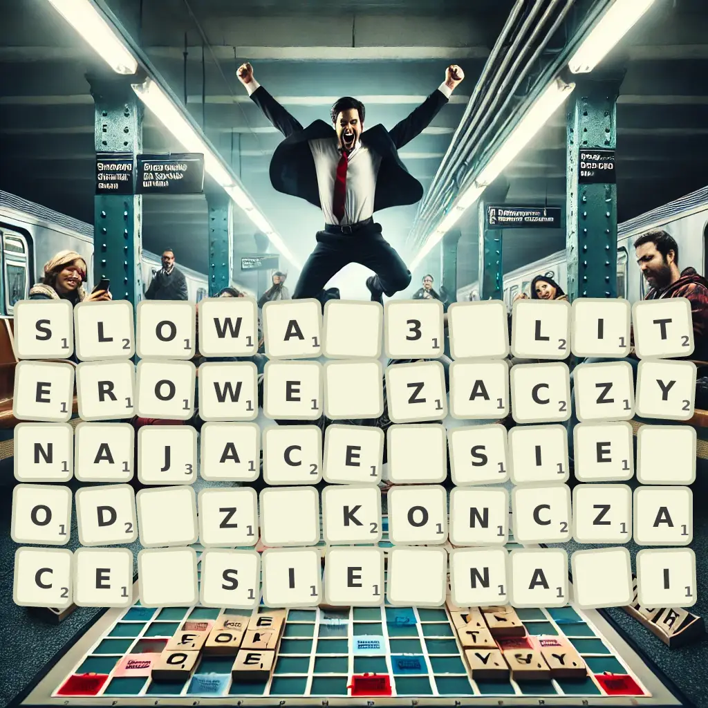 Słowa 3-literowe, zaczynające się od Ź, kończące się na I