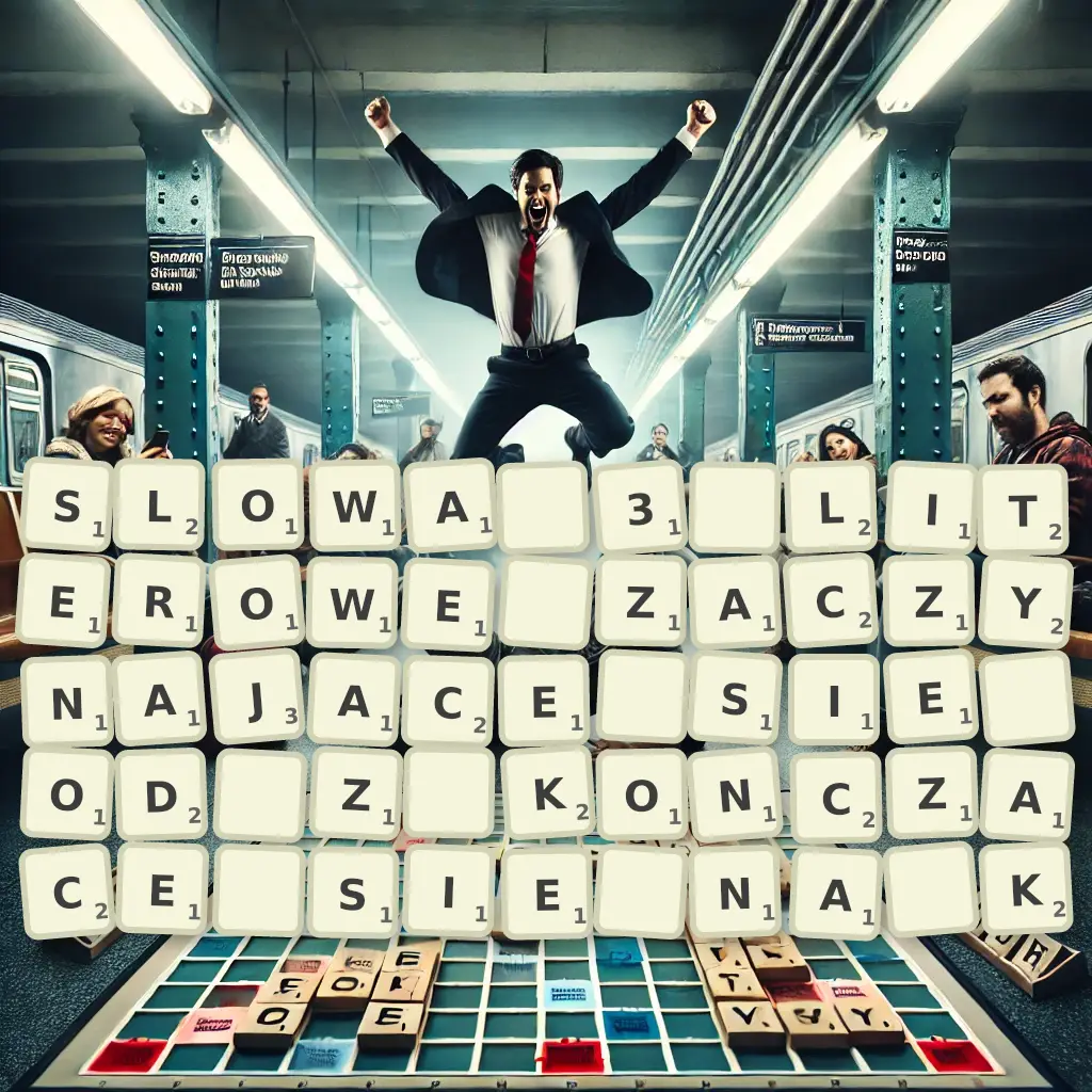 Słowa 3-literowe, zaczynające się od Ż, kończące się na K