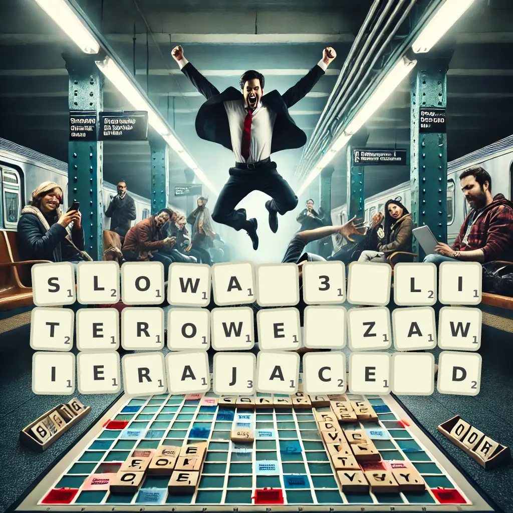 Słowa 3-literowe, zawierające D