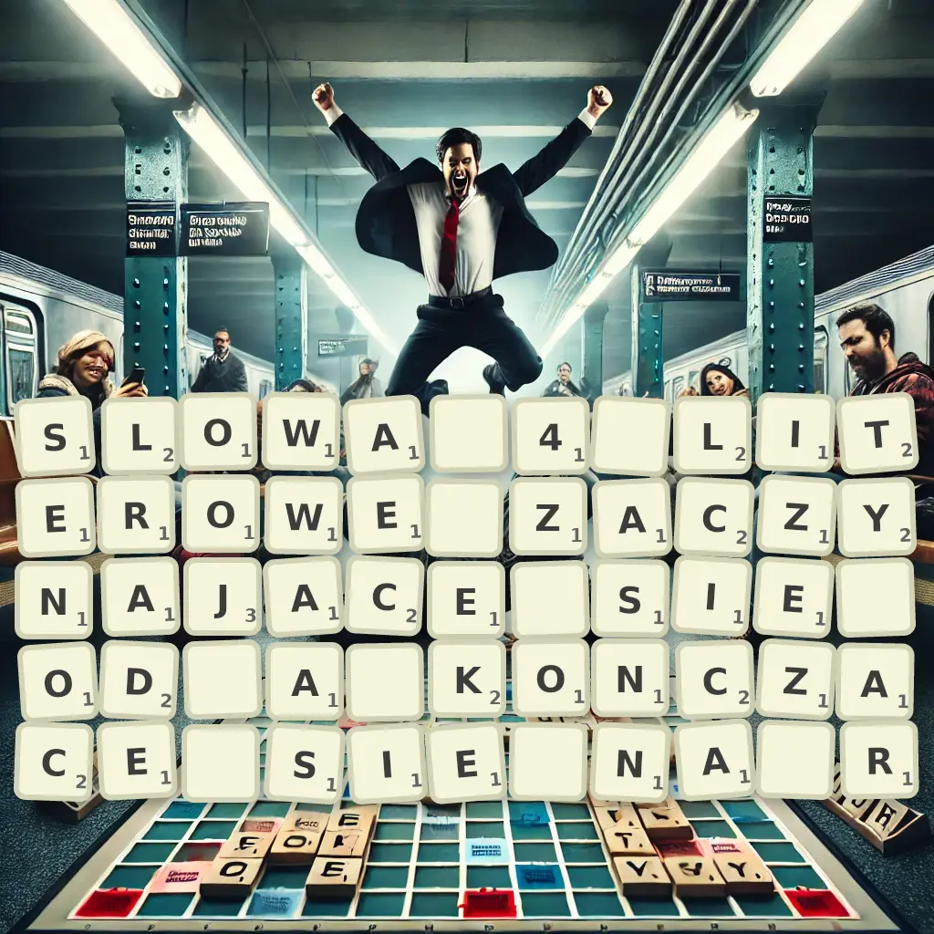Słowa 4-literowe, zaczynające się od A, kończące się na R