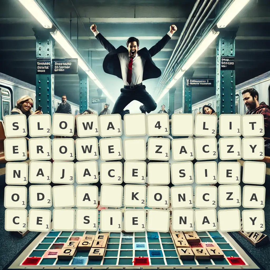 Słowa 4-literowe, zaczynające się od A, kończące się na Y