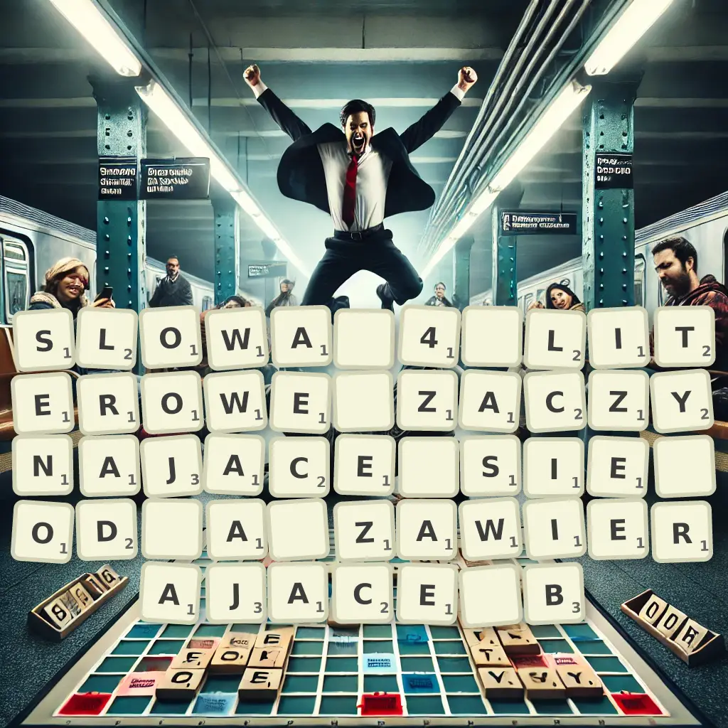 Słowa 4-literowe, zaczynające się od A, zawierające B