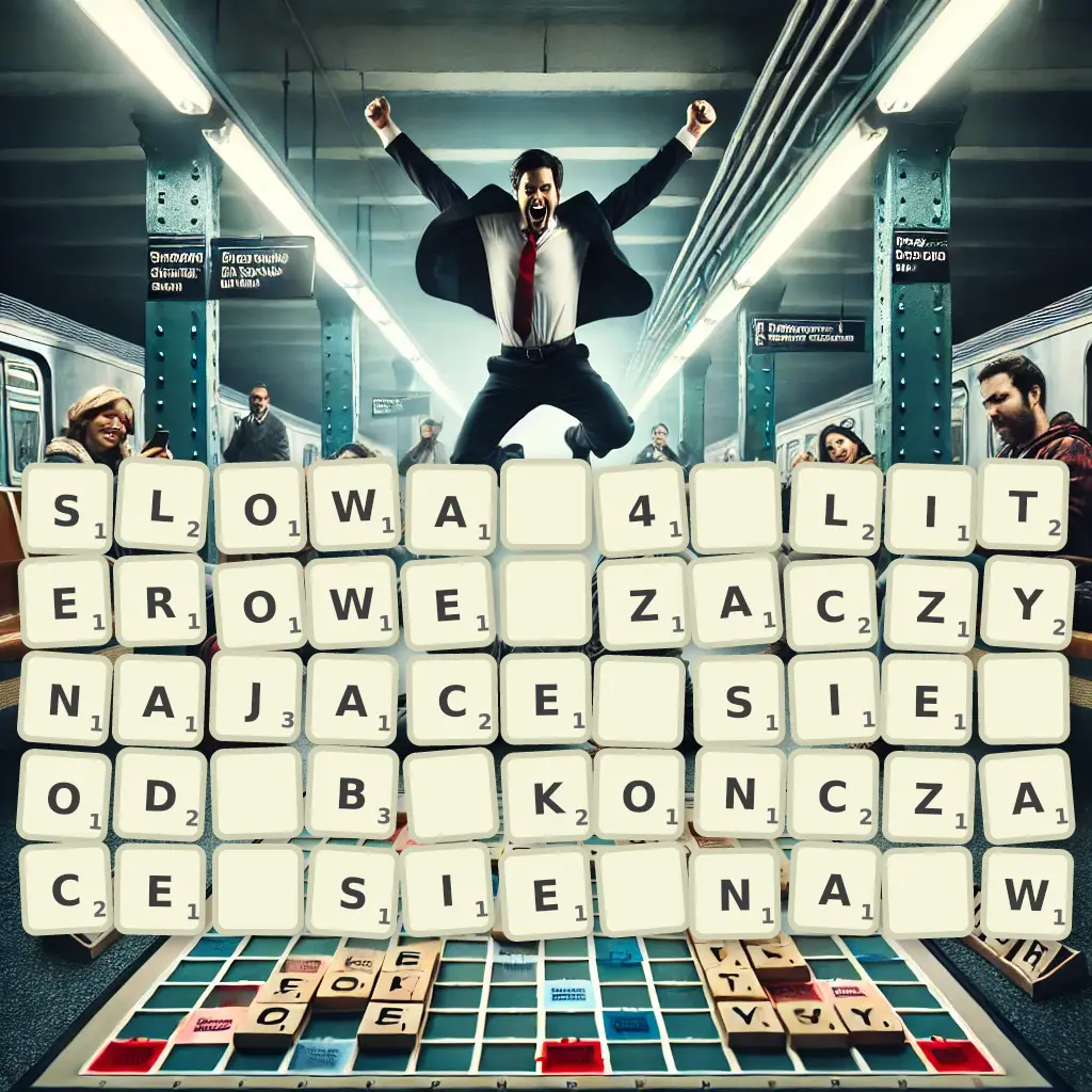 Słowa 4-literowe, zaczynające się od B, kończące się na W