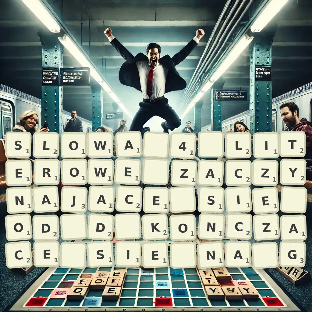 Słowa 4-literowe, zaczynające się od D, kończące się na G