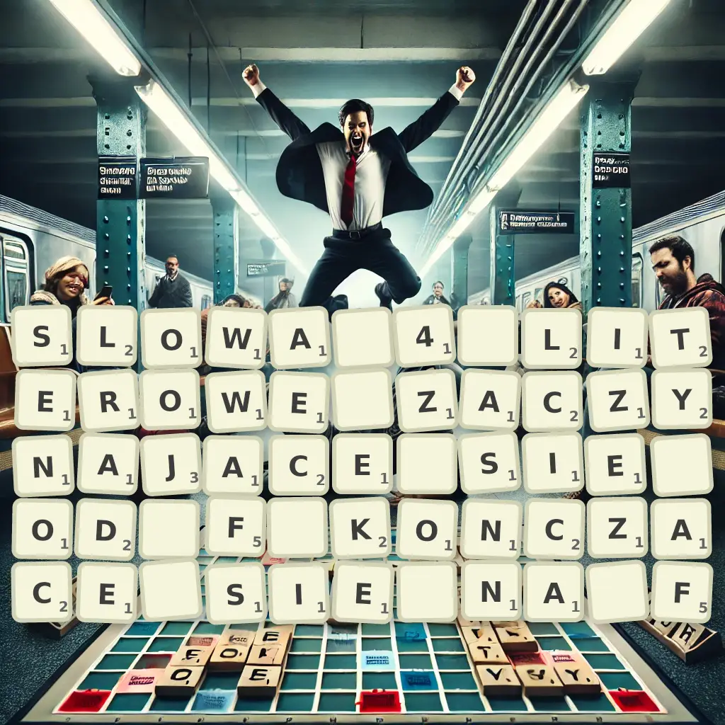 Słowa 4-literowe, zaczynające się od F, kończące się na F